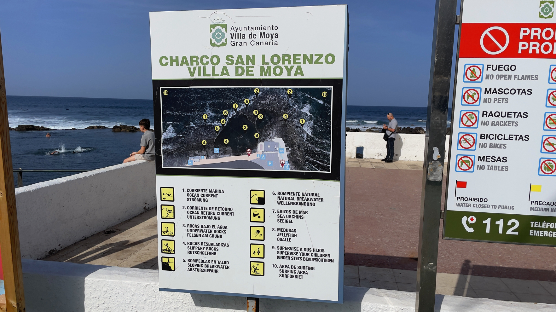 Charco San Lorenzo - Schilder
