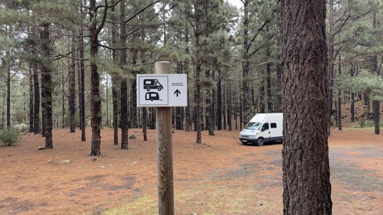 Campingplatz Teneriffa - Zona de Acampada Arenas Negras